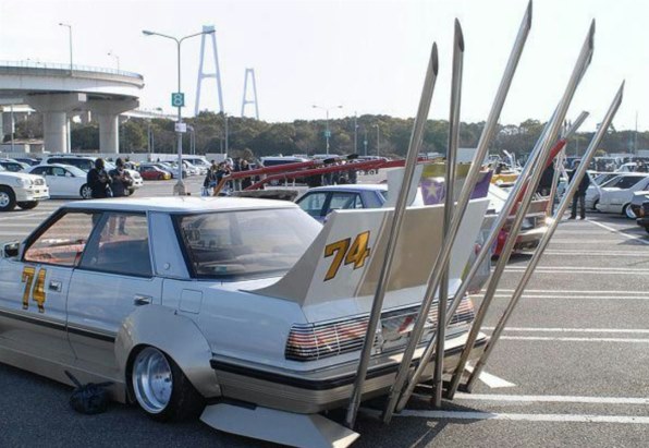 竹槍マフラー メッキ （②TOYOTA トヨタ JZS155