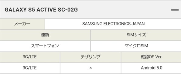 サムスン GALAXY S5 ACTIVE SC-02G docomo 価格比較 - 価格.com