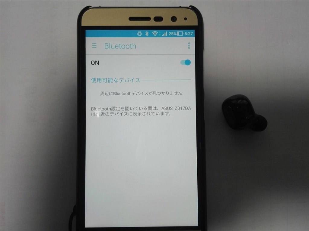 bluetooth イヤホン zenfone3