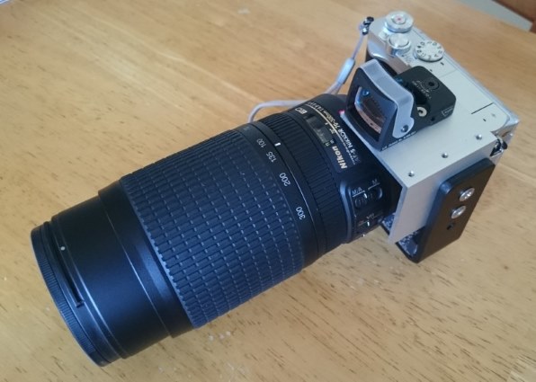 J5にFT1+70-300mm使用時の目標狙い用ドットサイト！』 ニコン Nikon 1