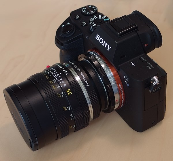 VM-E Close Focus AdapterにNikonFマウントは使えるか』 SONY α7 II