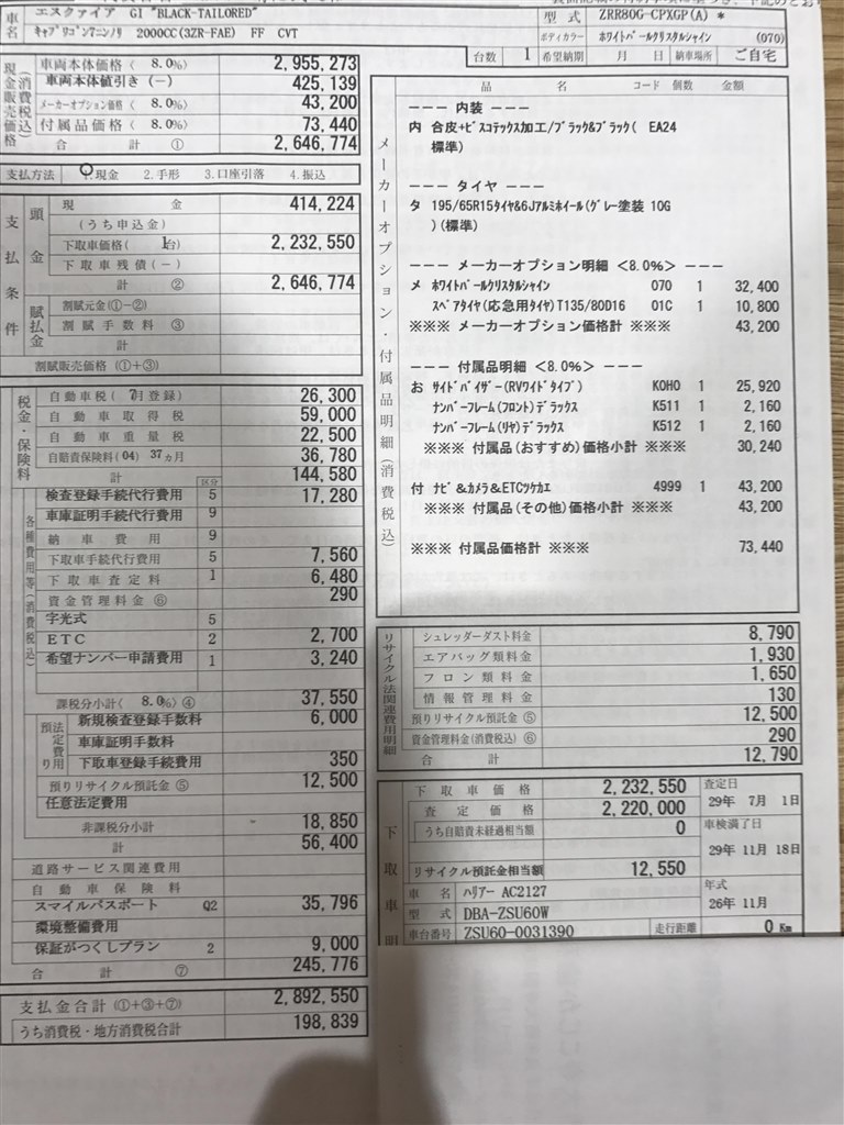 マイナーチェンジ前のエスクァイア購入について トヨタ エスクァイア のクチコミ掲示板 価格 Com