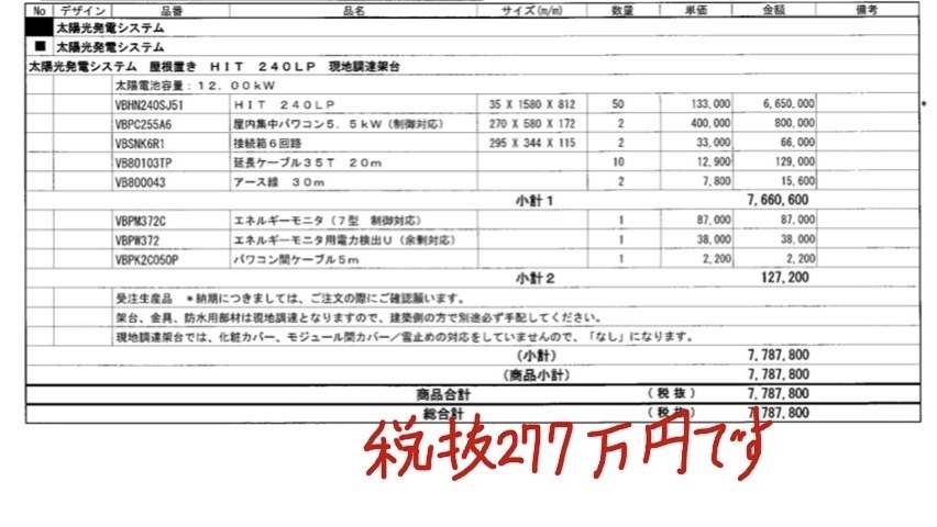 パナソニックの太陽光発電の見積について』 クチコミ掲示板 - 価格.com