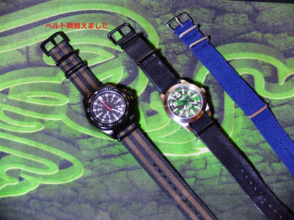 ソメスサドル NATOに着せ替え』 オリエント オリエントスター