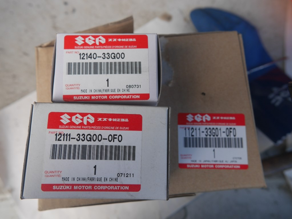 アドレスV125 10万キロオーバーエンジンを放置12年物に交換