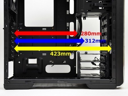 搭載可能グラボのサイズについて（干渉）』 COOLER MASTER CM