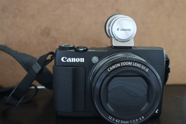 CANON G1X MARK II ビューファインダー付き 新ビューファインダーEVF-DC2とドッキングの図』 CANON