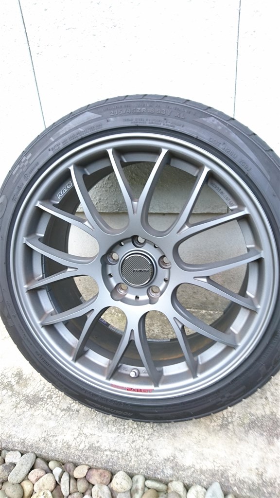 185/55R16 16×6J インセット45 スイフトRSで履いていた純正ホイールと