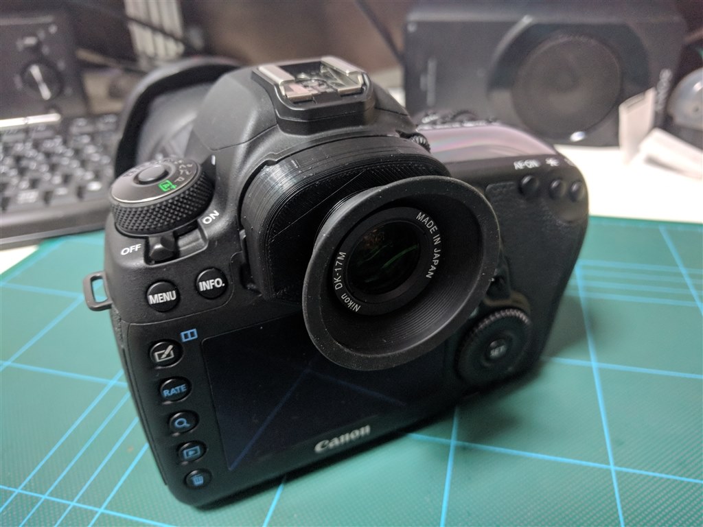 5D4にニコンDK-19アイカップ装着』 CANON EOS 5D Mark IV ボディ 5D4にニコンDK-19アイカップ装着』 CANON EOS 5D Mark IV ボディ