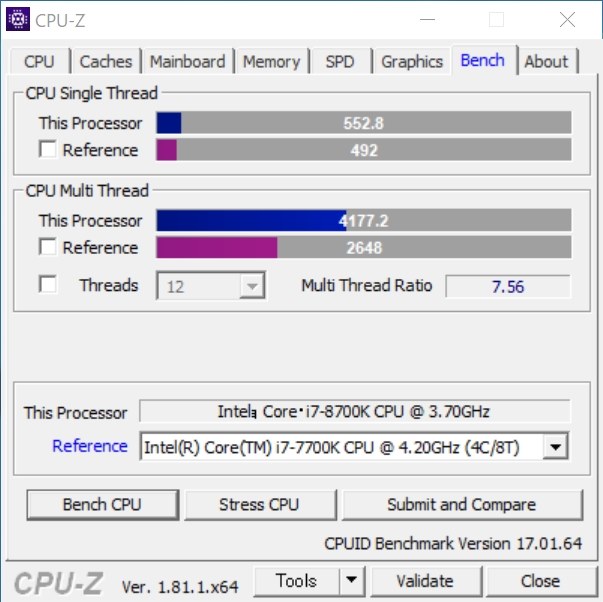 古典 ゲームのみの場合の7700kと8700kの選択』 インテル i7 Core CPU