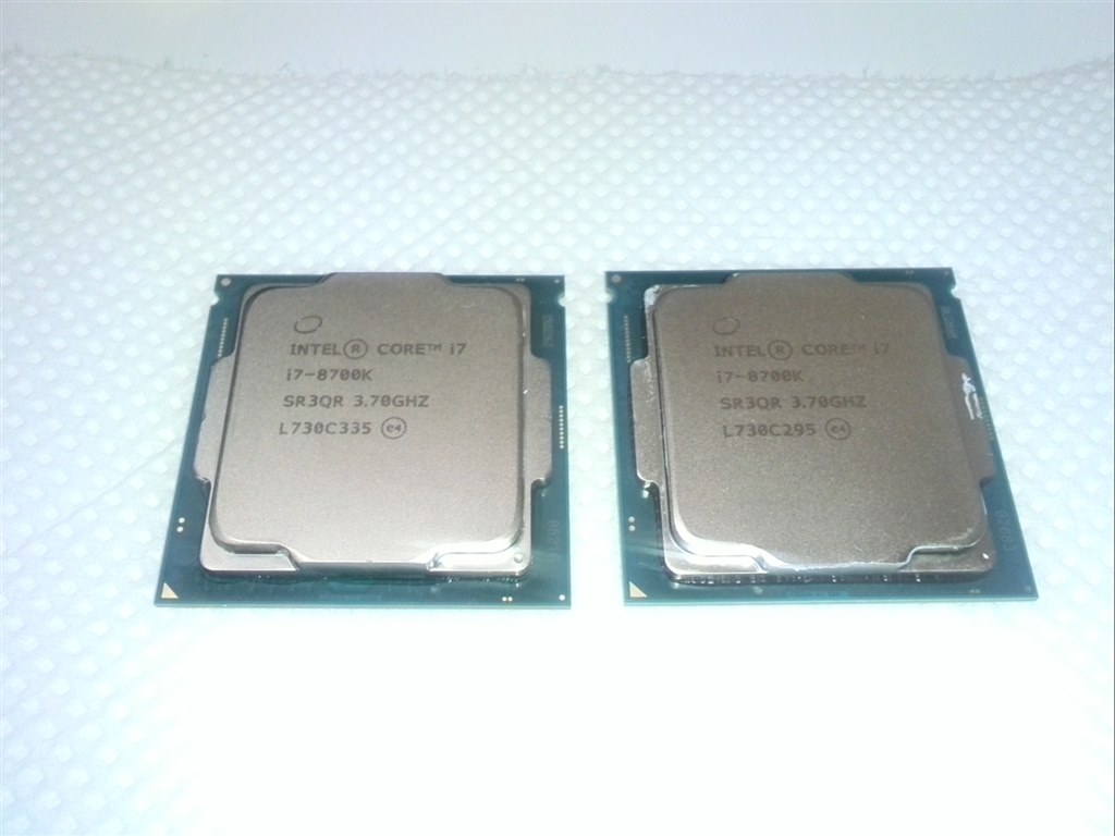 Intel Core i7 8700K CPU 殻割り液体金属化-
