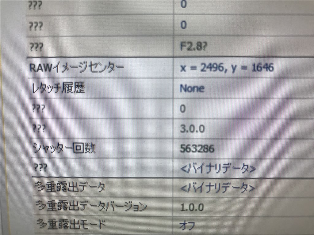NIKON ニコン D4 シャッター回数41622回