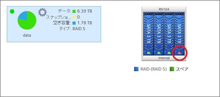 容量と回転数違いのHDD利用』 NETGEAR ReadyNAS 104 4ベイ デスクトップ型ネットワークストレージ RN10400-100AJS  のクチコミ掲示板 - 価格.com