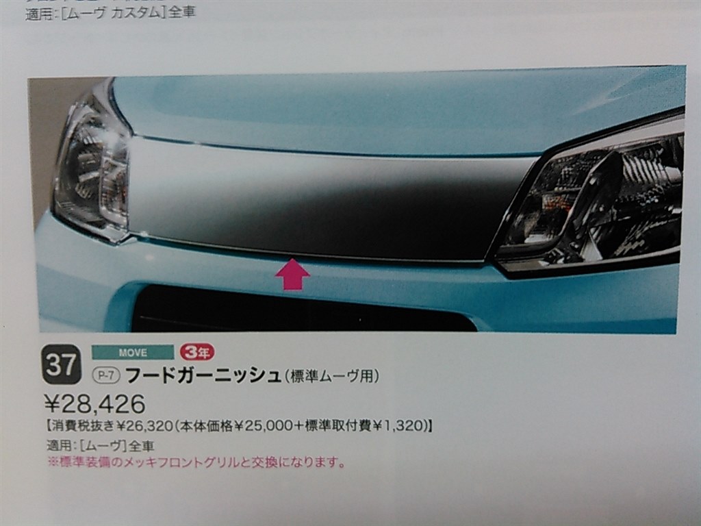 新型ムーヴ（標準）のフロントグリルを付けたい』 ダイハツ ムーヴ 2014年モデル のクチコミ掲示板 - 価格.com