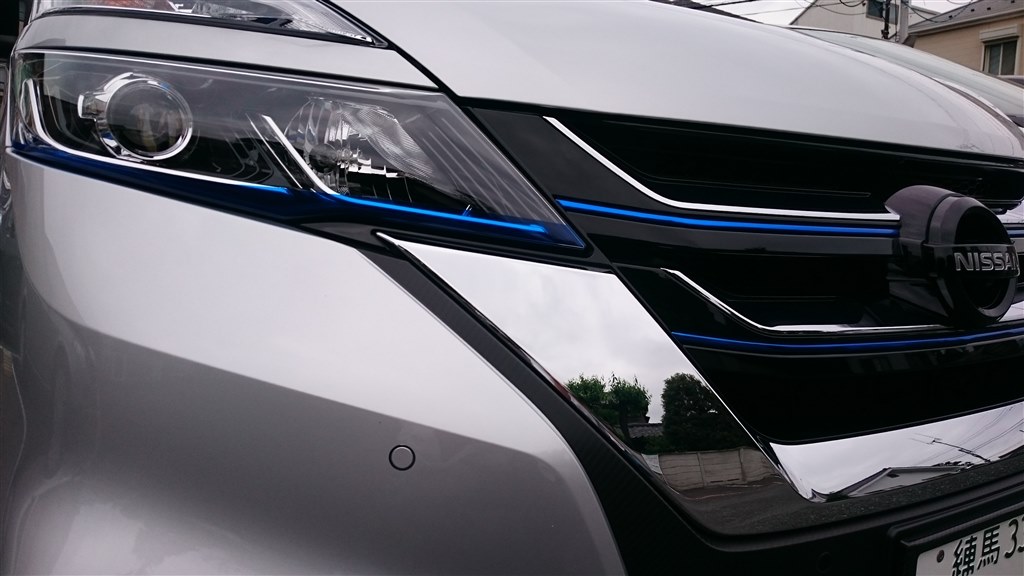 c27 セレナ フロントガーニッシュ グリル 純正 e-power C27 日産セレナ