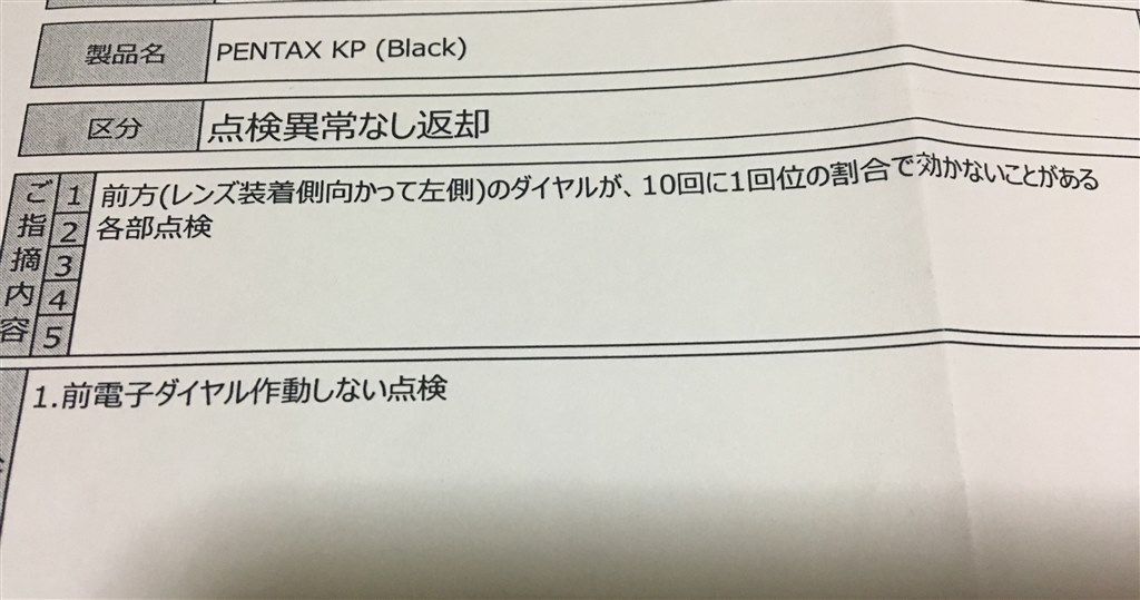 pentax KP　モードダイヤル不良 モードダイヤル 故障 | K-3 | ペンタックス / Trouble mode dial