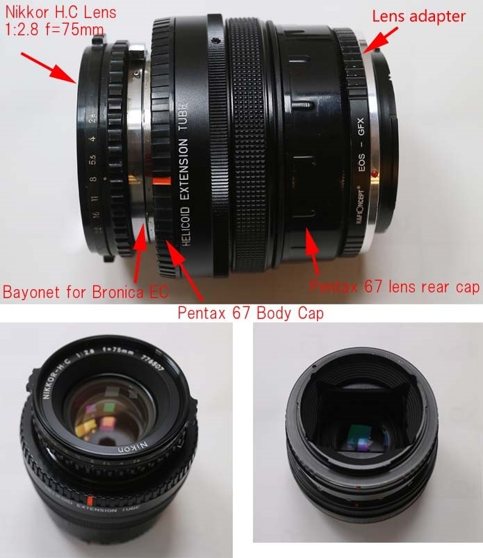 ゼンザブロニカ用ニッコール HC75mmF2.8 アダプター試用結果』 富士 ...