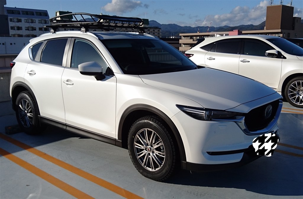 THULE CX-5 KE マツダ純正キャリア ベース - 自動車