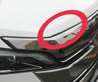 フロントゴムパッキン不具合』 トヨタ ヴェルファイア 2015年モデル の