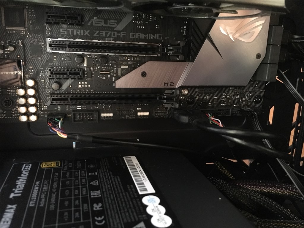 助けてください。初自作パソコン』 ASUS ROG STRIX Z370-F GAMING の