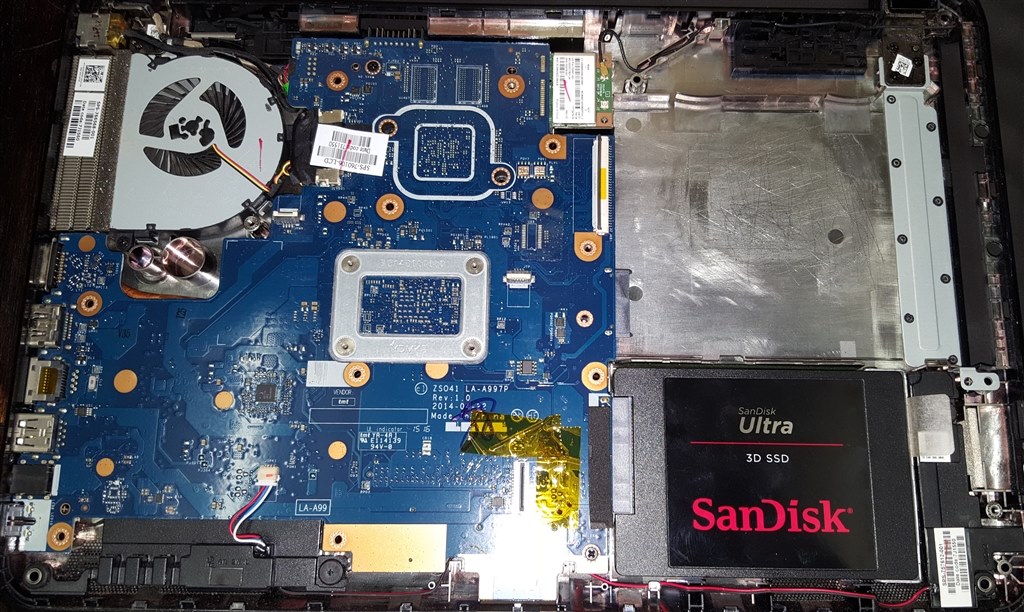 SSD換装の方法』 HP HP 14-g108AU 価格.com限定 AMD A4搭載モデル の
