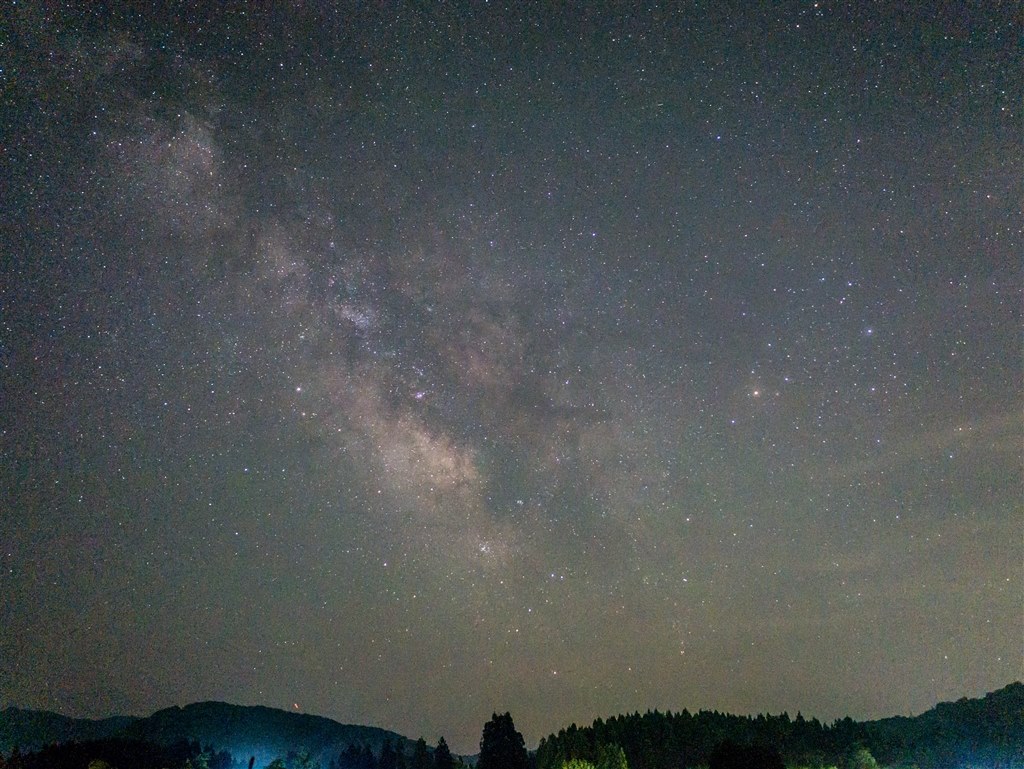 天の川を撮ってみました(2)』 パナソニック LEICA DG SUMMILUX 15mm/F1