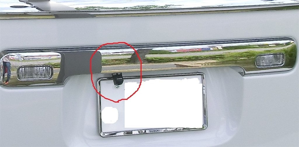 バックカメラの取り付け位置について スズキ スペーシアカスタム 17年モデル のクチコミ掲示板 価格 Com