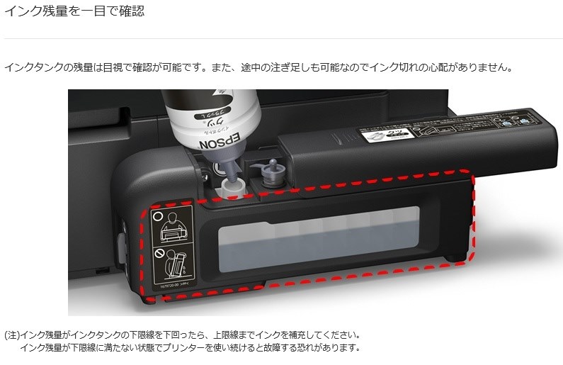 インク残量が見えないのは仕様』 EPSON PX-S160T のクチコミ