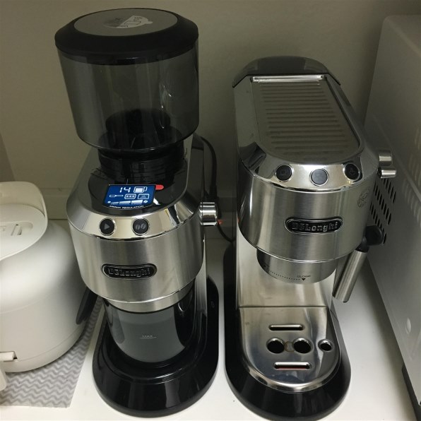 DeLonghi KG521J-M SILVER デディカ コーヒーグラインダー-