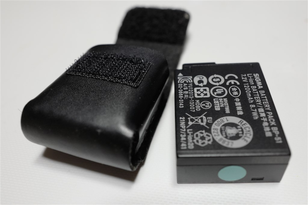 予備電池について SIGMA Li-ionバッテリー BP-51』 ライカ LEICA Q Typ