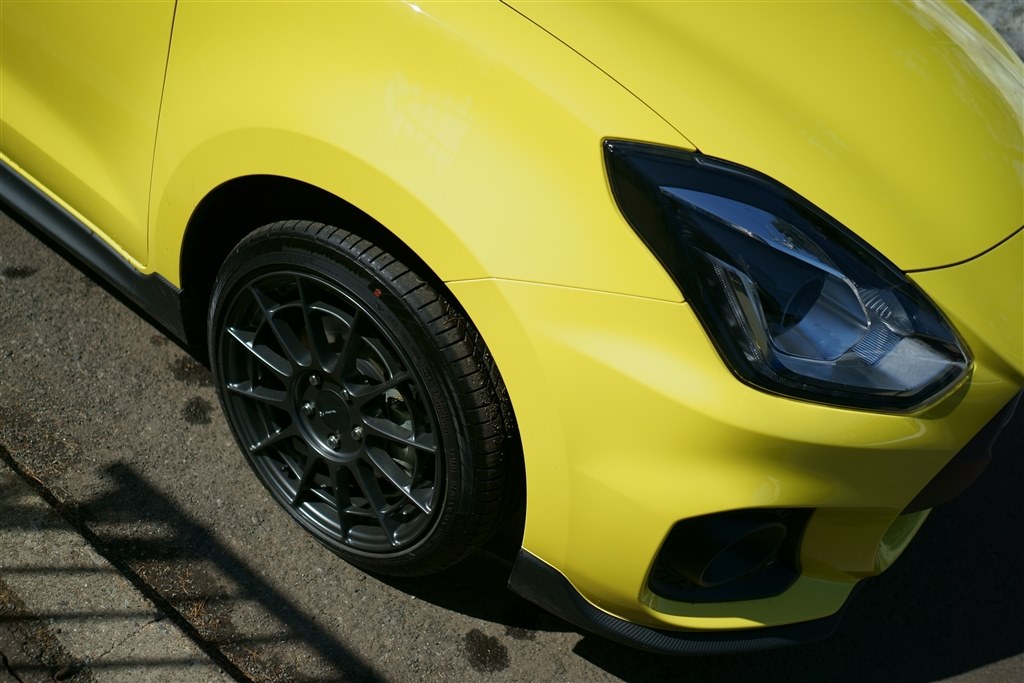 ZC33S純正タイヤを7Jへ履き替えた場合の乗り心地』 スズキ スイフト