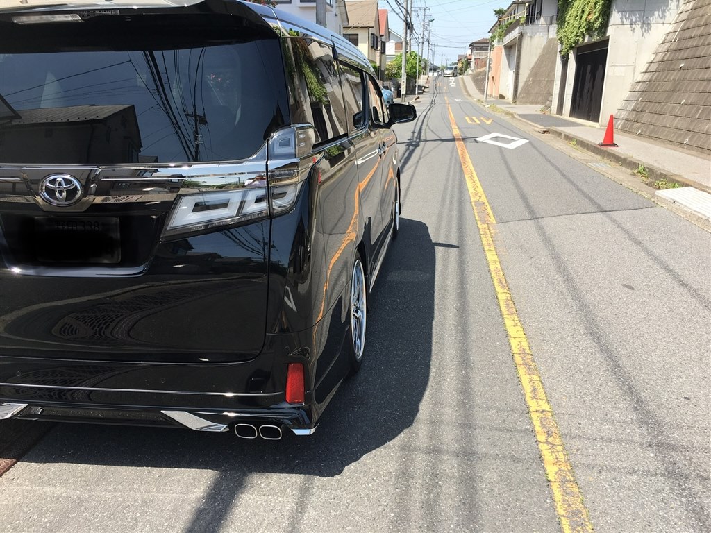 履けるリム幅とインセットについて』 トヨタ アルファード 2015年