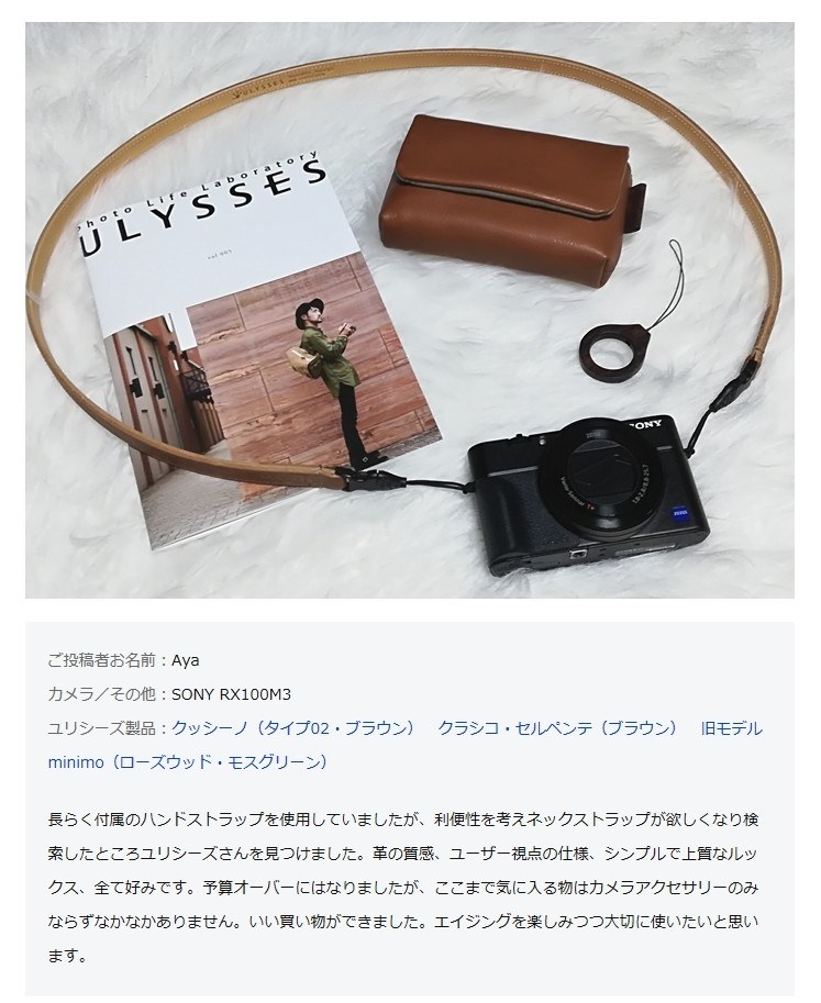 お勧めのケース、ストラップは？』 SONY サイバーショット DSC-RX100M5