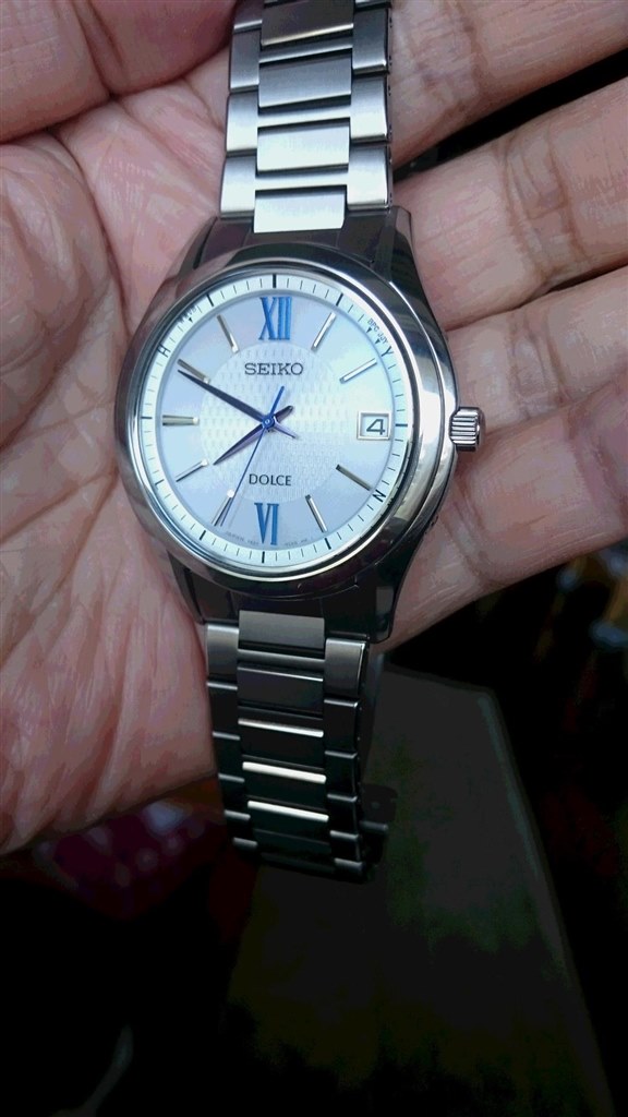 文字盤文字の色』 セイコー ドルチェ&エクセリーヌ ソーラー電波時計