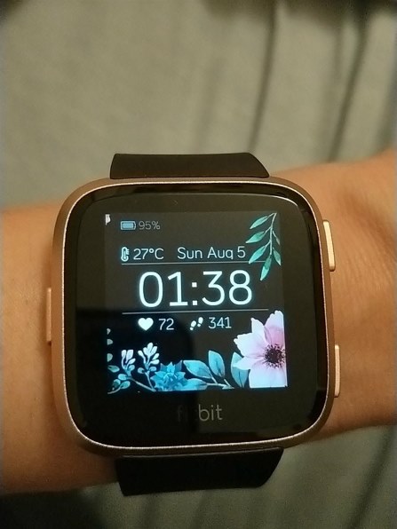 Fitbit Fitbit Versa スペシャル エディション FB505BKGY-CJK