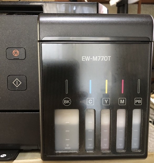 メンテナンスボックスを初めて交換しました』 EPSON EW-M770T の ...