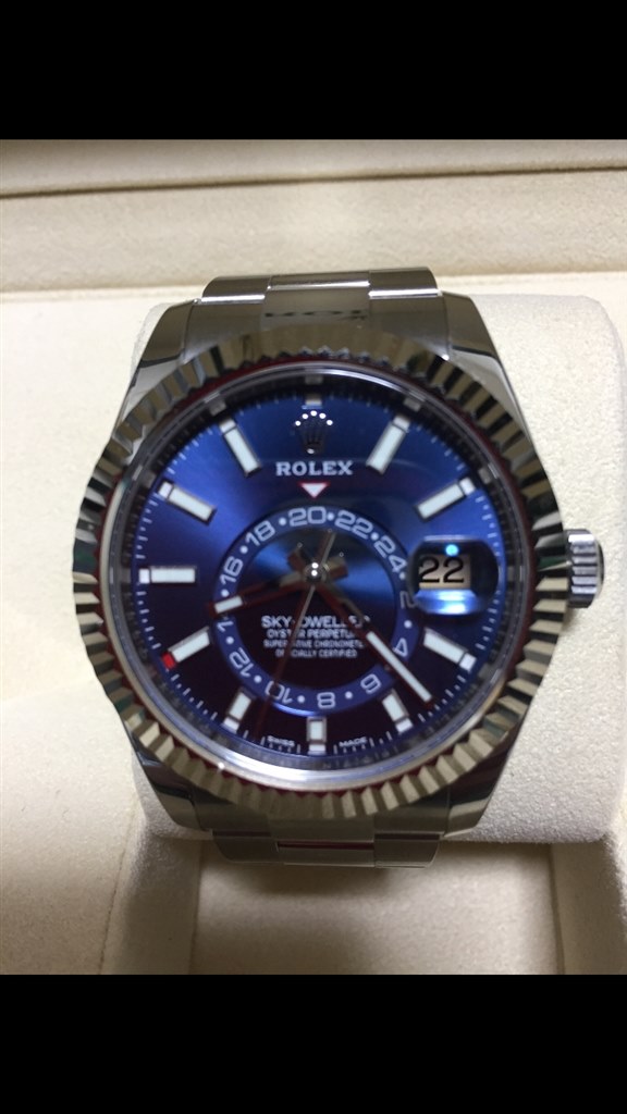 フラッシュフィットの隙間について』 ロレックス スカイドゥエラー