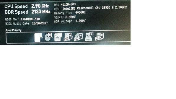 新品 INTEL Celeron Dual-Core G3930 BOX