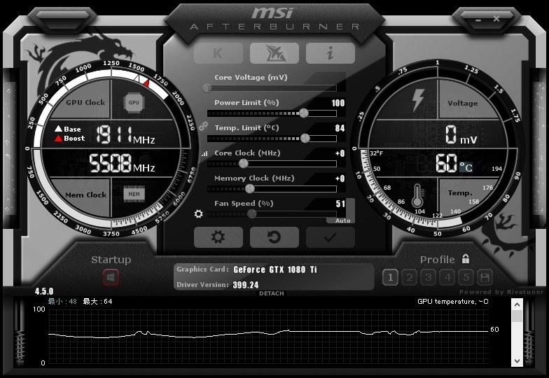 本来の性能が出ていない』 MSI GTX 1080 Ti ARMOR 11G OC 本来の性能が出ていない』 MSI GTX 1080 Ti ARMOR 11G OC
