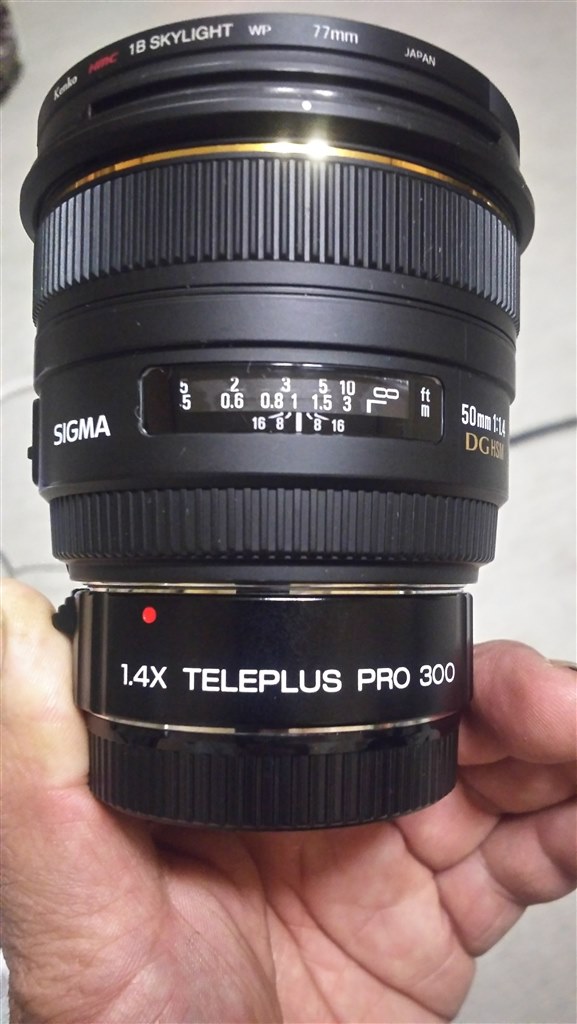 Kenkoテレプラスは使えるか シグマ 50mm F1 4 Ex Dg Hsm ﾆｺﾝ用 のクチコミ掲示板 価格 Com