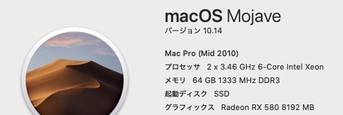 【最終値下げ】 Mac pro Mid 2010 (MC561J/A）