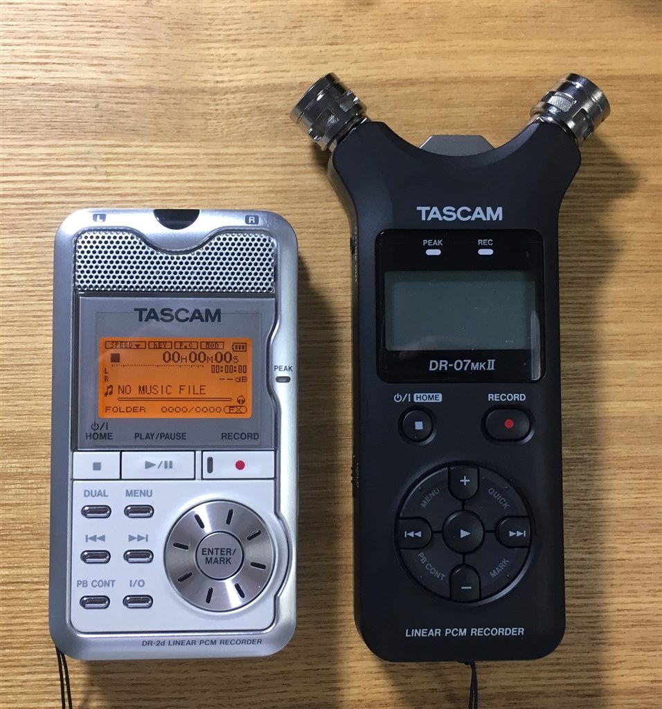 TASCAM DR-07mkII おおきかっ リニアPCMレコーダー