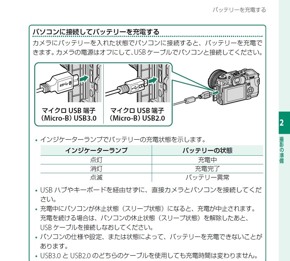 X-H1のUSB充電で・・・・。』 富士フイルム FUJIFILM X-H1 ボディ の