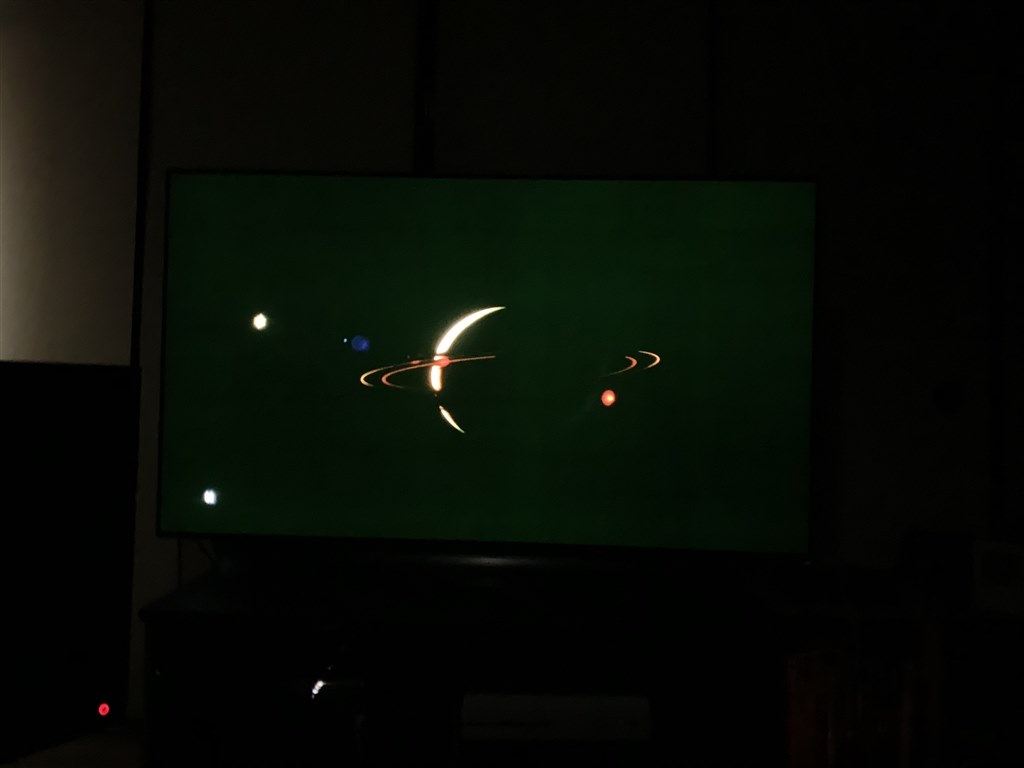 全黒表示での黒浮き』 LGエレクトロニクス OLED55C8PJA [55