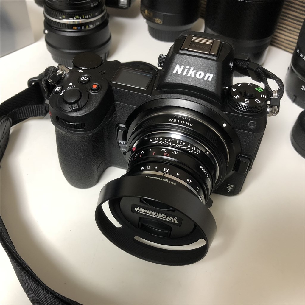 フォクトレンダー 58mmf1.4ライカフード仕様 NikonFマウント - レンズ