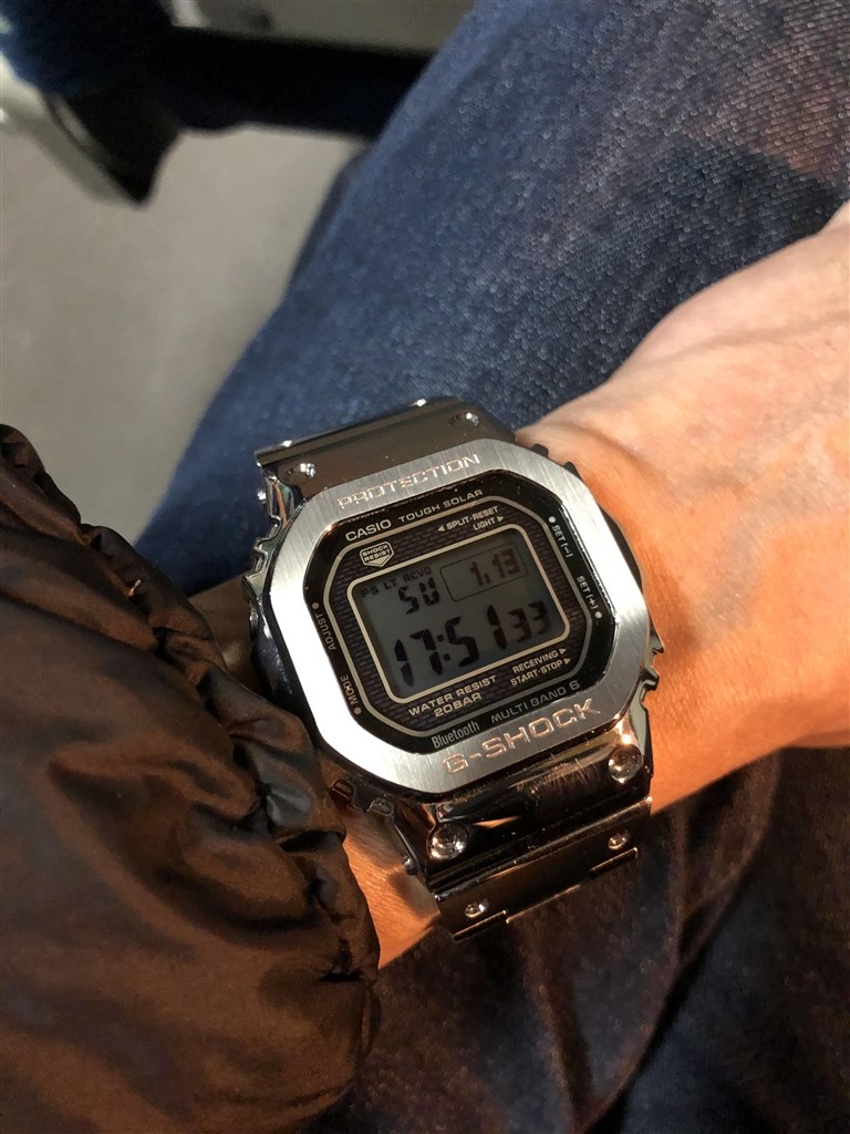 G-SHOCK メタル シルバー GMW-B5000D-1JF 試着のみ美品-