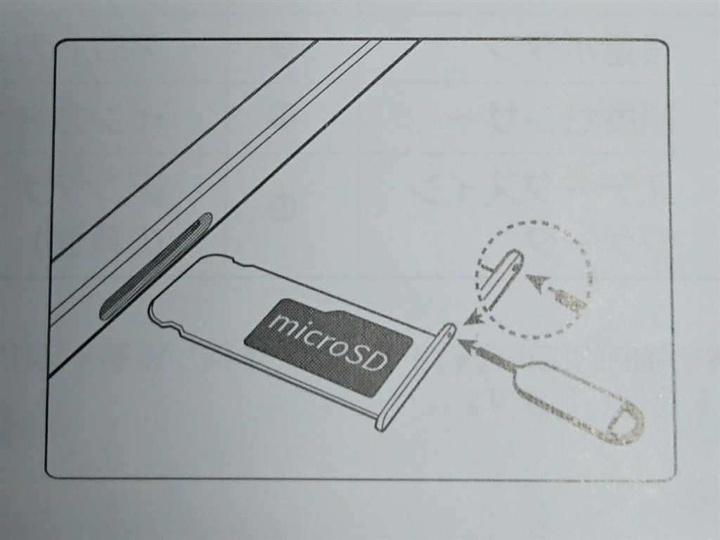 Microsdカードの入れ方がわかりません Huawei Mediapad M5 Wi Fi