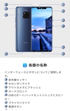 マイク、ステレオ録音 について。』 HUAWEI HUAWEI Mate 20 Pro SIM