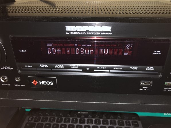 マランツ NR1609 ブラック Marantz NR1609 7.2-channel slimline home theater receiver