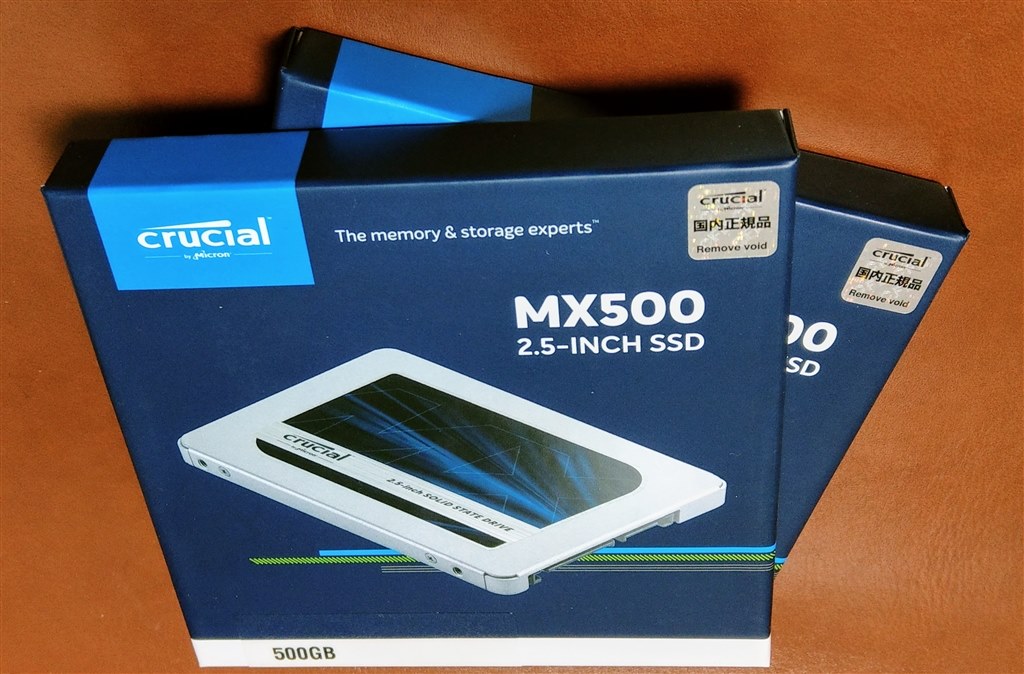 【新品未開封】Crucial SSD MX500( 1000GB )　箱潰れSSD